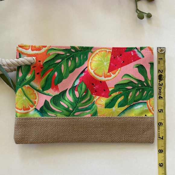 Tropical Fruit Wristlet/Cosmetic Bag - Picture 8 of 8
